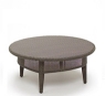 nizka miza CASABLANCA, fiksna, pletivo, Φ 106 cm, GL645 nizka miza CASABLANCA, fiksna, pletivo, Φ 106 cm, GL645