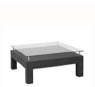 miza HORIZON, pletivo + steklo, 106 x 106 cm, GL706 miza HORIZON, pletivo + steklo, 106 x 106 cm, GL706