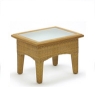 miza PLANTATION, fiksna, pletivo - steklo, 51 x 64 cm, GL365 miza PLANTATION, fiksna, pletivo - steklo, 51 x 64 cm, GL365