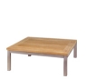 nizka miza FLEXY, fiksna, kovina - tikov les, 90 x 90 cm, FLX90WTEP nizka miza FLEXY, fiksna, kovina - tikov les, 90 x 90 cm, FLX90WTEP