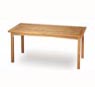 miza DANTE, fiksna, tikov les, 75 x 150 cm DAN150W, 90 x 180 cm DAN180W miza DANTE, fiksna, tikov les, 75 x 150 cm DAN150W, 90 x 180 cm DAN180W