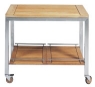 servirni voziček NATAL TEAK, kovina - tikov les, TR01459 servirni voziček NATAL TEAK, kovina - tikov les, TR01459