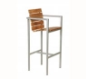 stol NATAL TEAK, fiksni, kovina - tikov les, TR01416 stol NATAL TEAK, fiksni, kovina - tikov les, TR01416