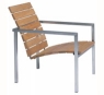 stol NATAL TEAK, fiksni, nalagalni, kovina - tikov les, TR01412 stol NATAL TEAK, fiksni, nalagalni, kovina - tikov les, TR01412