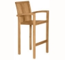 stol PURE, fiksen, tikov les, TR01216 stol PURE, fiksen, tikov les, TR01216