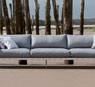Nizke garniture NATAL ALU SOFA Vrtne zofe v modularnem sestavu NATAL ALU SOFA